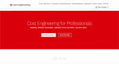 Desktop Screenshot of cost-engineering.com